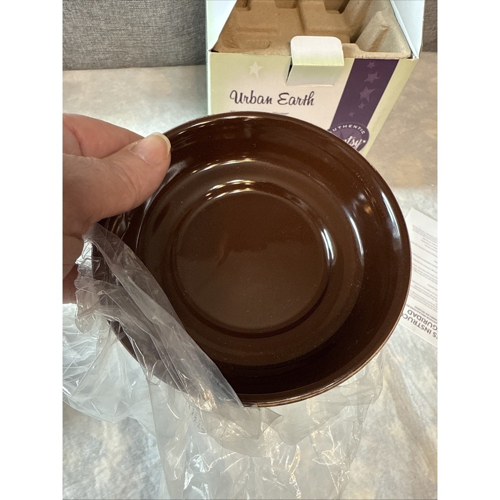 NEW Scentsy URBAN EARTH (Brown) Premium Electric Wax Warmer - RETIRED 1100-23175 - Picture 6 of 8